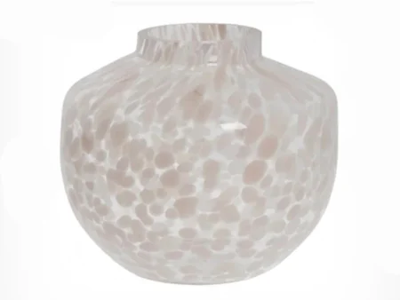 Lene Bjerre, Dorelle, Vase, Rosa, Glas, H:12 x Dia:14 cm.