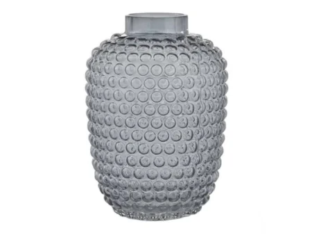 Lene Bjerre, Dorinia, Vase, Grå, Glas, H:25 x D:ia18 cm.