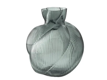 Lene Bjerre, Dornia, Vase, Grå, 21x21x25 cm