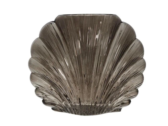 Lene Bjerre, Dornia, Vase, Mørkebrun, Glas H:17 x B:20 x D:10 cm Lene Bjerre, Dornia, Vase, Mørkebrun, Glas H:17 x B:20 x D:10 cm