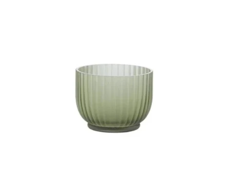 Lene Bjerre, Hermona skjuler, grøn, glas, H12xØ16