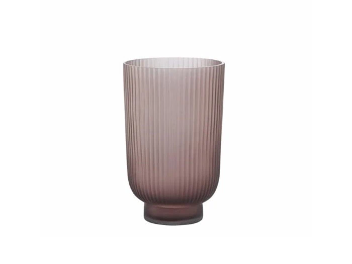 Lene Bjerre, Hermona vase, støvet nude, glas, 15x23 Lene Bjerre, Hermona vase, støvet nude, glas, 15x23