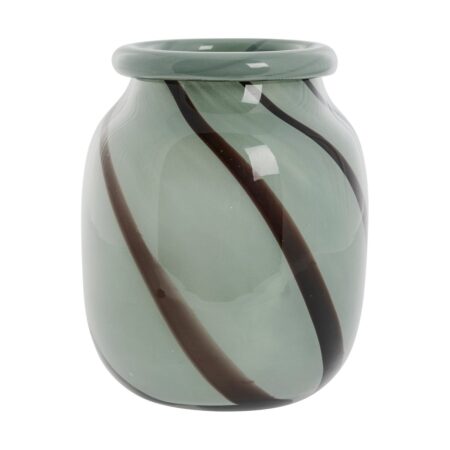 Lene Bjerre Marena vase Ø16 cm Green-black