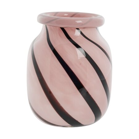 Lene Bjerre Marena vase Ø16 cm Rose-black