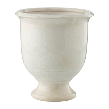 Lene Bjerre Roselle blomsterkrukke Ø19,5 cm Offwhite
