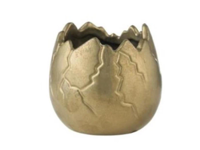 Lene Bjerre, Vinnia skjuler, antik guld, keramik, H9,5xØ9 Lene Bjerre, Vinnia skjuler, antik guld, keramik, H9,5xØ9