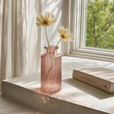 Leos Vase Støvet Rosa