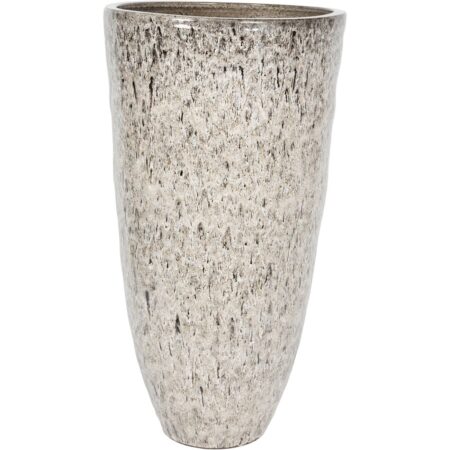 Libra Interiors Mederno XL Taupe Ceramic Tall Planter