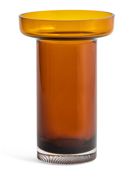 Limelight Rose Vase Kosta Boda Brown
