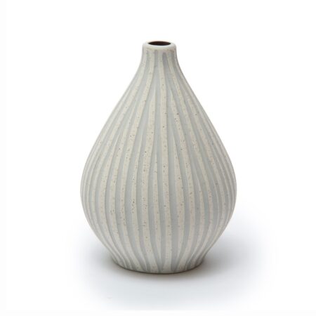 Lindform Kobe vase Sand white stone stripe