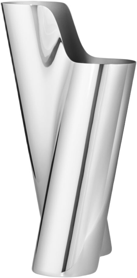 Lituus Vase Stainless Steel Mirror Small