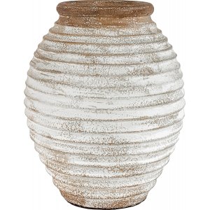 Lomba terracotta kruka Brun/Vit