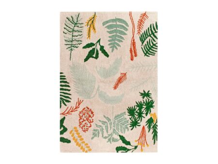 Lorena Canals - Washable Rug Botanic Plants - Gulvtæppe - Botanic Plants - L140 x W200 cm