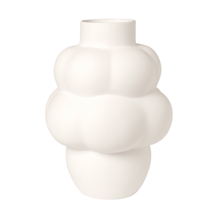 Louise Roe Balloon 04 vase Petit 18 cm Raw White