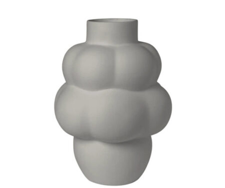 Louise Roe Balloon Ceramic vase - 04 - Petit - Sanded Grey