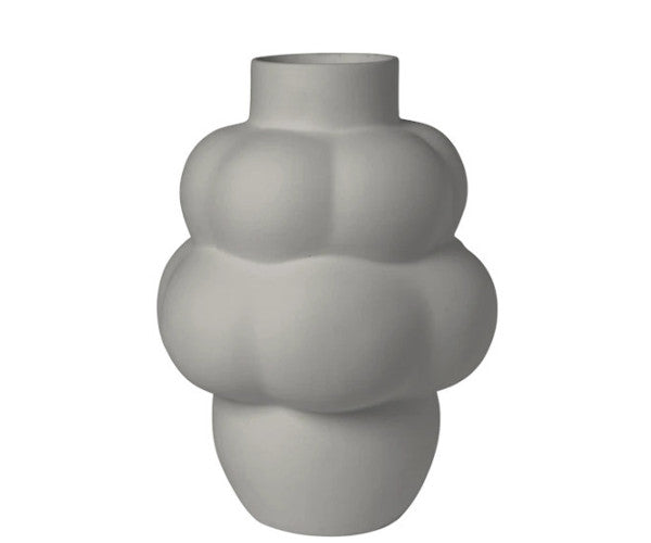 Louise Roe Balloon Ceramic vase - 04 - Petit - Sanded Grey Louise Roe Balloon Ceramic vase - 04 - Petit - Sanded Grey