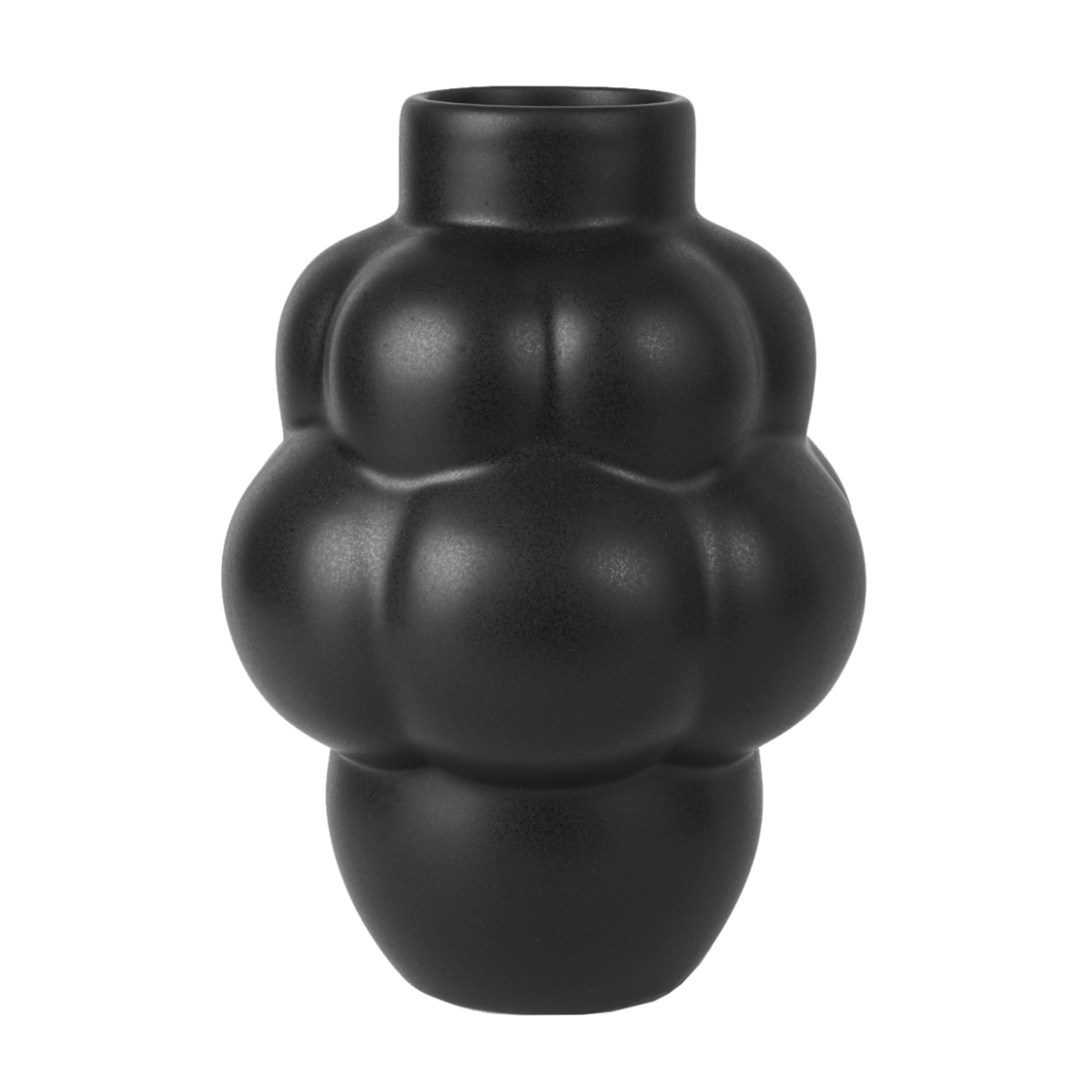 Louise Roe Balloon Ceramic vase - 04 - Petit - ink Black Louise Roe Balloon Ceramic vase - 04 - Petit - ink Black