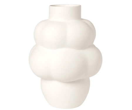 Louise Roe Balloon Ceramic vase - 04 - Raw White