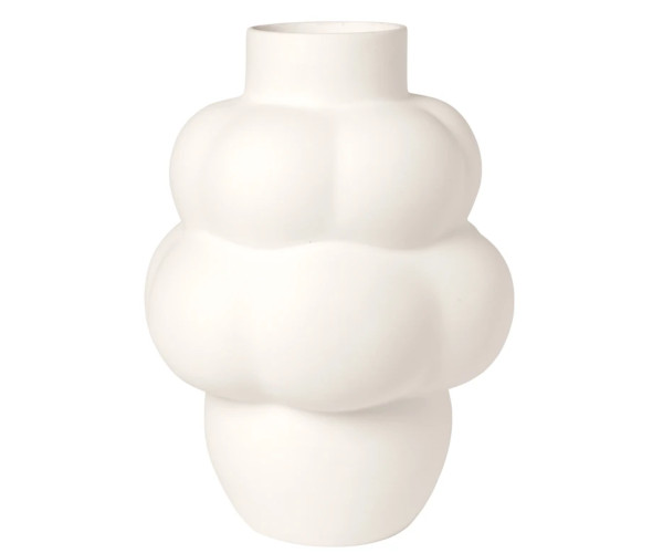 Louise Roe Balloon Ceramic vase - 04 - Raw White Louise Roe Balloon Ceramic vase - 04 - Raw White