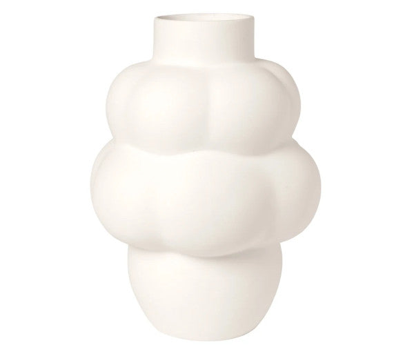 Louise Roe Balloon Ceramic vase - 04 - Raw White Louise Roe Balloon Ceramic vase - 04 - Raw White