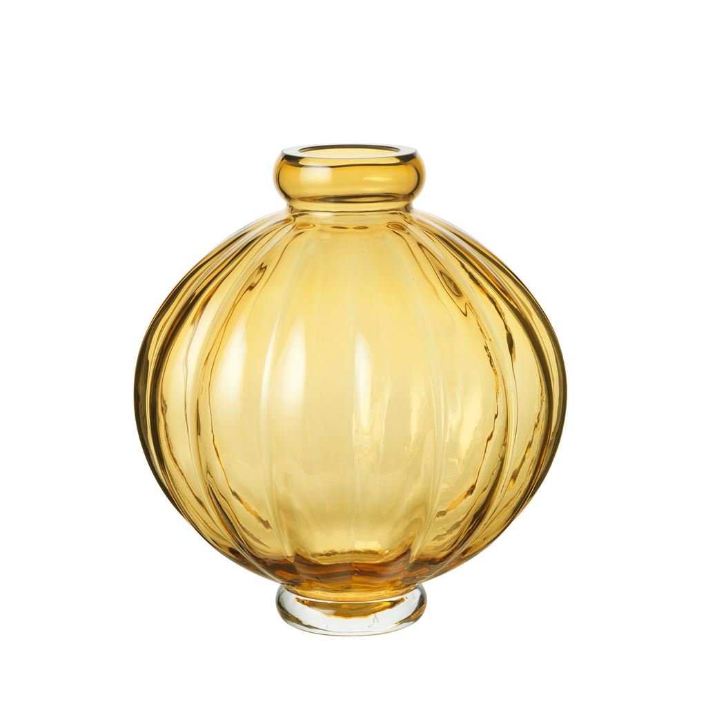 Louise Roe Balloon Vase #01 H: 25 cm - Amber Louise Roe Balloon Vase #01 H: 25 cm - Amber