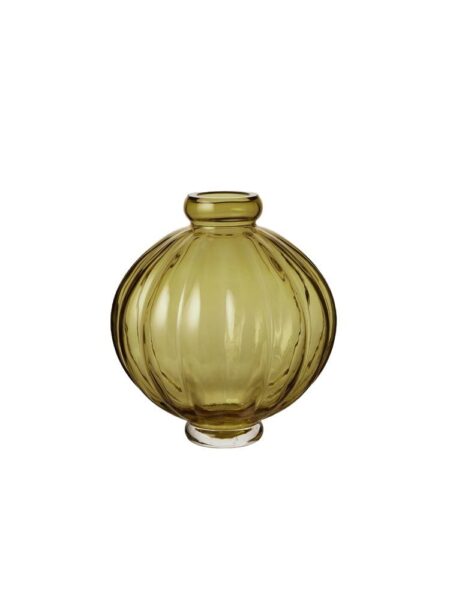 Louise Roe Balloon Vase #01 H: 25 cm - Olive