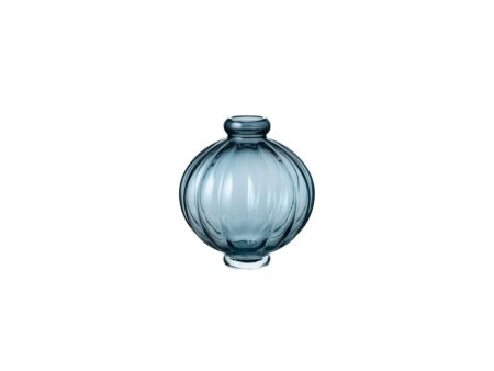 Louise Roe - Balloon Vase 01 - Vase - Blue - Ø6,5-22,5 x H25 cm