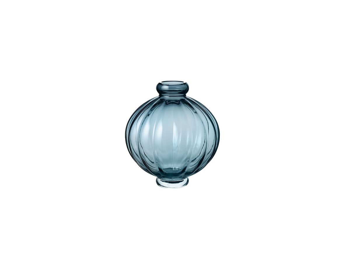 Louise Roe - Balloon Vase 01 - Vase - Blue - Ø6,5-22,5 x H25 cm Louise Roe - Balloon Vase 01 - Vase - Blue - Ø6,5-22,5 x H25 cm