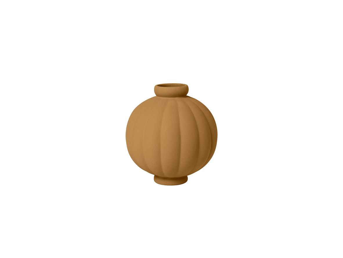 Louise Roe - Balloon Vase 01 - Vase - Sanded Ocker - Ø6,5-22,5 x H25 cm Louise Roe - Balloon Vase 01 - Vase - Sanded Ocker - Ø6,5-22,5 x H25 cm