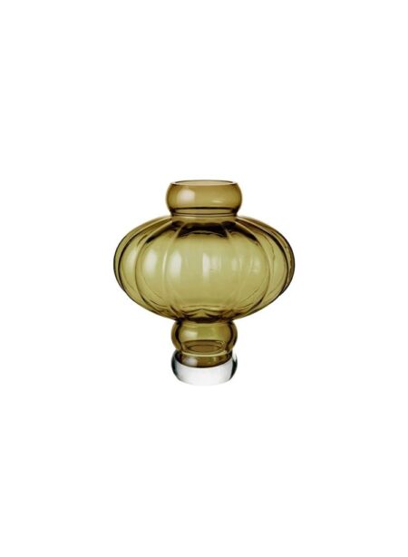 Louise Roe Balloon Vase #02 H: 20 cm - Olive