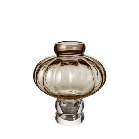 Louise Roe Balloon Vase #02 H: 20 cm - Smoke