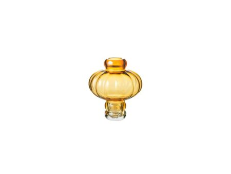 Louise Roe - Balloon Vase 02 - Vase - Amber - Ø6,5-17,5 x H20 cm