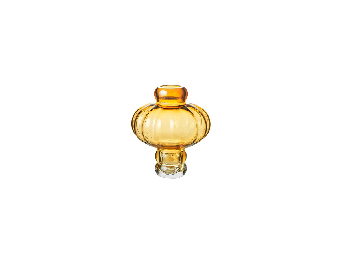 Louise Roe - Balloon Vase 02 - Vase - Amber - Ø6,5-17,5 x H20 cm Louise Roe - Balloon Vase 02 - Vase - Amber - Ø6,5-17,5 x H20 cm