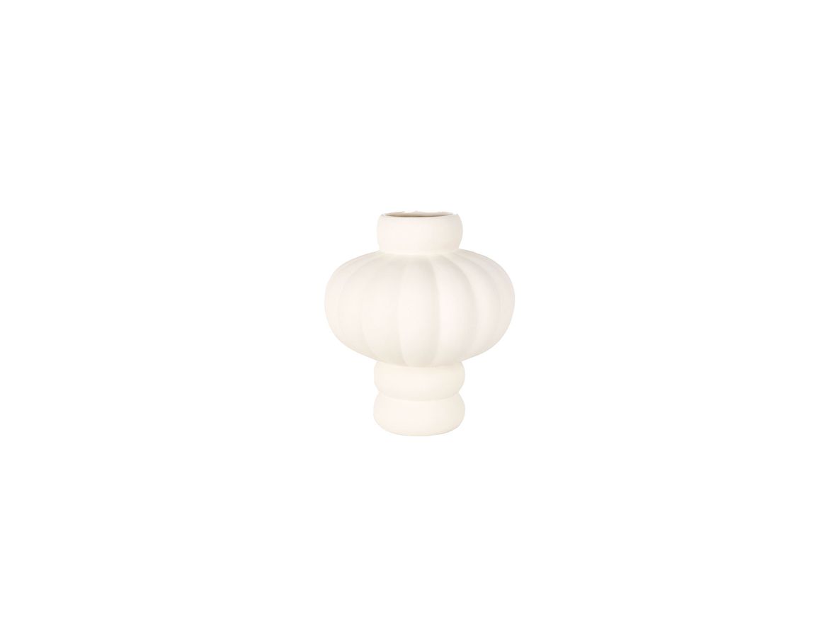 Louise Roe - Balloon Vase 02 - Vase - Raw White - Ø6,5-17,5 x H20 cm Louise Roe - Balloon Vase 02 - Vase - Raw White - Ø6,5-17,5 x H20 cm