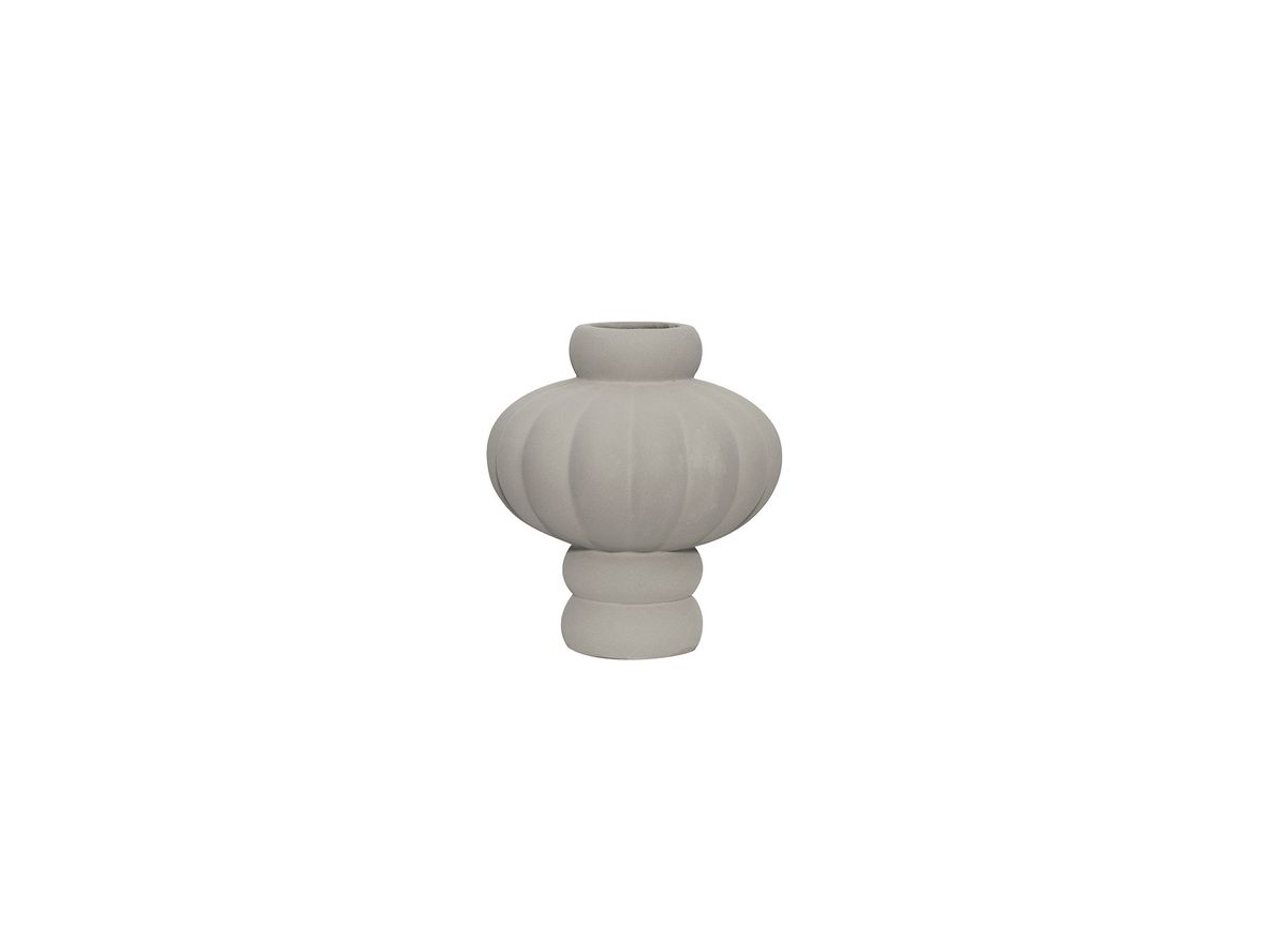 Louise Roe - Balloon Vase 02 - Vase - Sanded Grey - Ø6,5-17,5 x H20 cm Louise Roe - Balloon Vase 02 - Vase - Sanded Grey - Ø6,5-17,5 x H20 cm