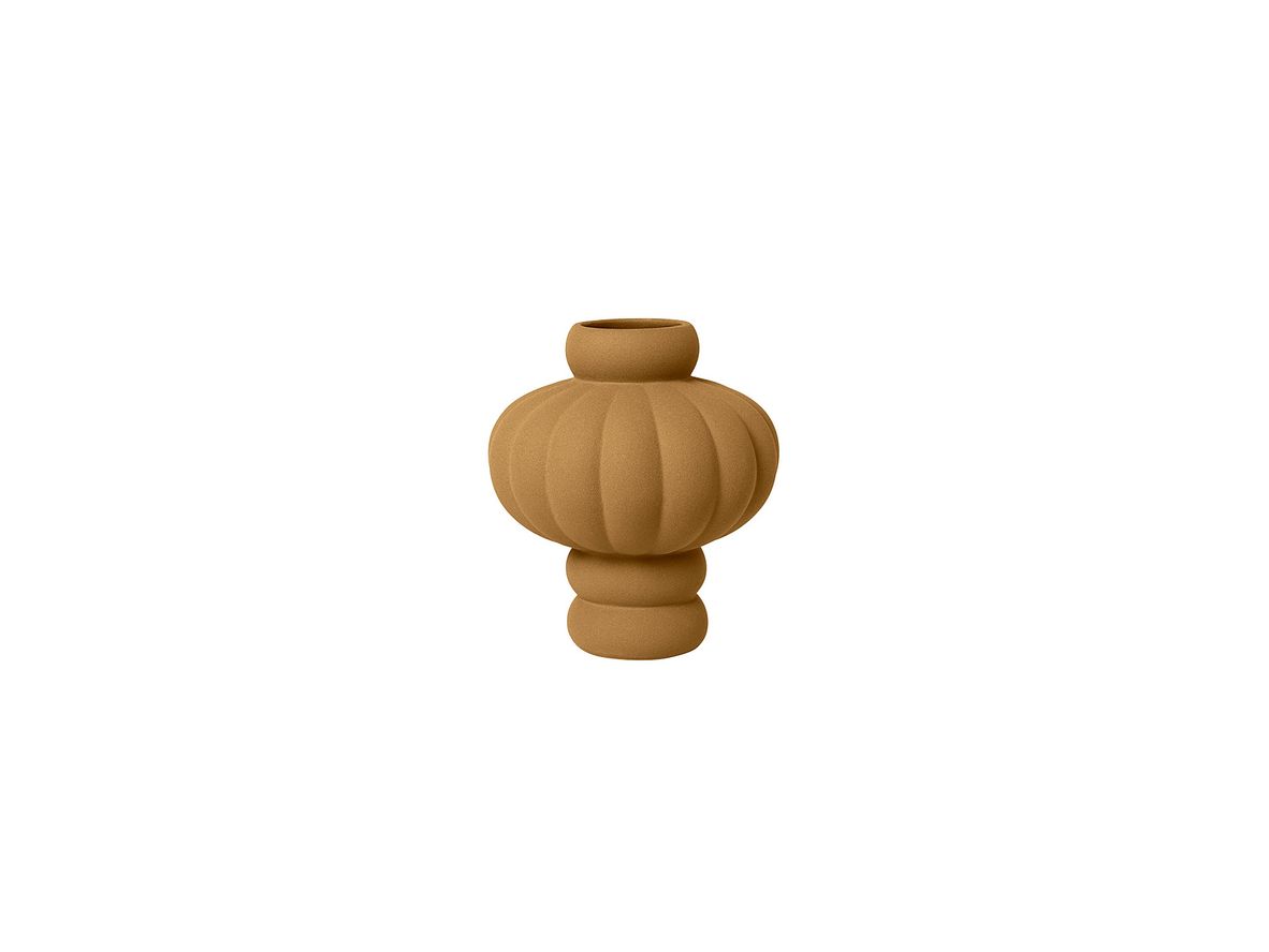 Louise Roe - Balloon Vase 02 - Vase - Sanded Ocker - Ø6,5-17,5 x H20 cm Louise Roe - Balloon Vase 02 - Vase - Sanded Ocker - Ø6,5-17,5 x H20 cm