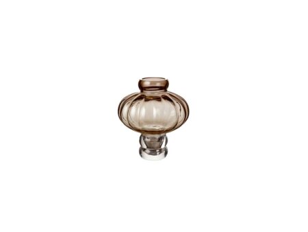 Louise Roe - Balloon Vase 02 - Vase - Smoke - Ø6,5-17,5 x H20 cm
