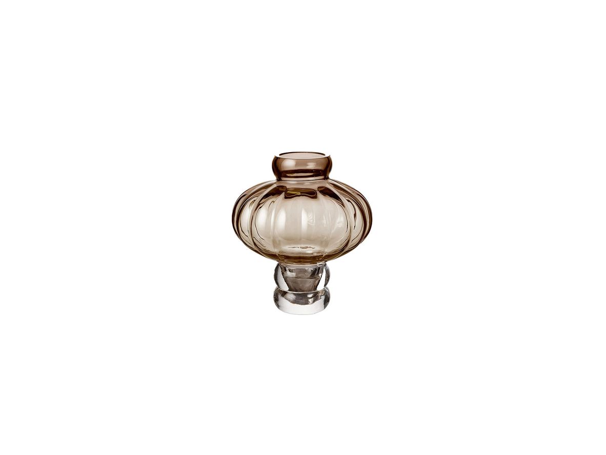 Louise Roe - Balloon Vase 02 - Vase - Smoke - Ø6,5-17,5 x H20 cm Louise Roe - Balloon Vase 02 - Vase - Smoke - Ø6,5-17,5 x H20 cm
