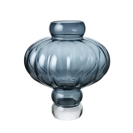 Louise Roe Balloon Vase #03 H: 40 cm - Blue