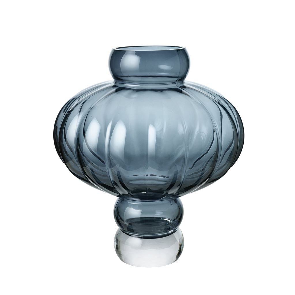 Louise Roe Balloon Vase #03 H: 40 cm - Blue Louise Roe Balloon Vase #03 H: 40 cm - Blue