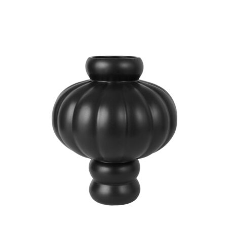 Louise Roe Balloon Vase #03 H: 40 cm - Ink Black