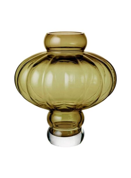 Louise Roe Balloon Vase #03 H: 40 cm - Olive