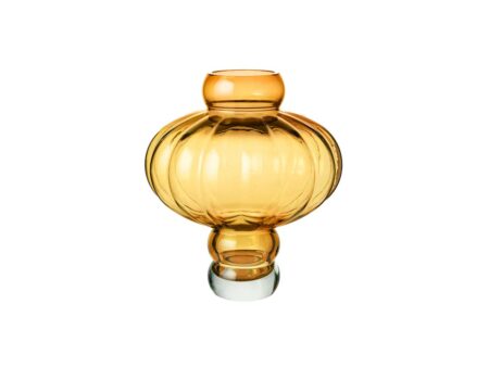 Louise Roe - Balloon Vase 03 - Vase - Amber - Ø13-35 x H40 cm