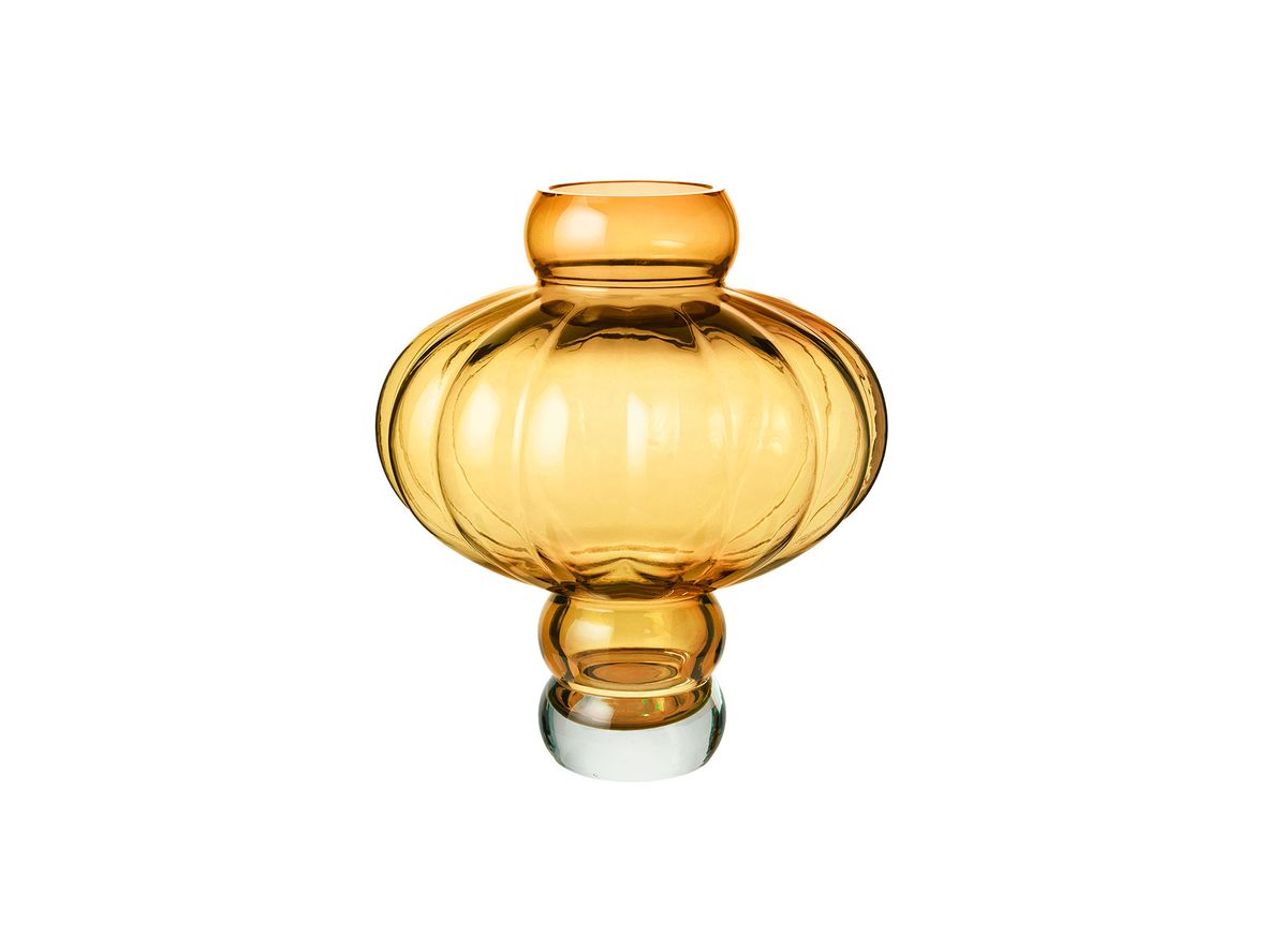 Louise Roe - Balloon Vase 03 - Vase - Amber - Ø13-35 x H40 cm Louise Roe - Balloon Vase 03 - Vase - Amber - Ø13-35 x H40 cm
