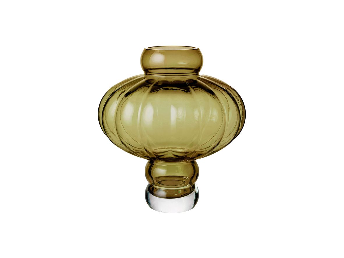 Louise Roe - Balloon Vase 03 - Vase - Olive - Ø13-35 x H40 cm Louise Roe - Balloon Vase 03 - Vase - Olive - Ø13-35 x H40 cm