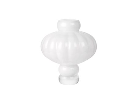 Louise Roe - Balloon Vase 03 - Vase - Opal White - Ø13-35 x H40 cm
