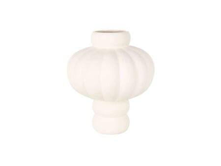 Louise Roe - Balloon Vase 03 - Vase - Raw White - Ø13-35 x H40 cm