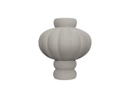 Louise Roe - Balloon Vase 03 - Vase - Sanded Grey - Ø13-35 x H40 cm