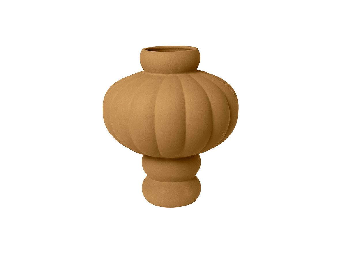 Louise Roe - Balloon Vase 03 - Vase - Sanded Ocker - Ø13-35 x H40 cm Louise Roe - Balloon Vase 03 - Vase - Sanded Ocker - Ø13-35 x H40 cm