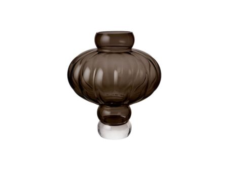 Louise Roe - Balloon Vase 03 - Vase - Smoke - Ø13-35 x H40 cm